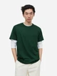 Футболка H&M 6858166arl S Темно-зеленая (PS2030000252268) - изображение 1
