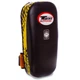 Макивара прямая кожаная тай-пэд Twins Special Heroe 6646 размер 18x38x8см Black-Yellow - изображение 1