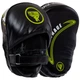 Лапа изогнутая кожаная (2шт) Zelart Fistrage Heroe 8488 размер 25x20x4см Black-Green - изображение 1