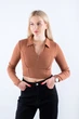 Лонгслив Karol 4668 XL коричневый (2000000119366) - изображение 1