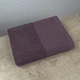 Полотенце махровое Вафельний Бордюр GM Textile 40х70см 500г/м2 (Темный Виноград) - изображение 1