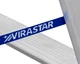 Двухсторонняя алюминиевая стремянка VIRASTAR GORA 2х6 (VDD026) - изображение 6