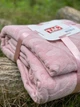 Покривало махрове TAC Dama рожевий 200×220 см - зображення 2