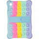 Силиконовый чехол Galeo Pop It для OPPO Pad Air 10.36" Rainbow Light Blue - изображение 3