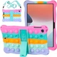 Силиконовый чехол Galeo Pop It для OPPO Pad Air 10.36" Rainbow Pink - изображение 1