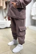 Спортивный костюм Escabel Kids 164 см Коричневый (2125000821740) - изображение 7