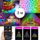 Умная гирлянда светодиодная новогодняя LED RGB Bluetooth для елки 3 метра 5V 2F USB Smart fairy lights - изображение 8
