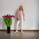 Куртка Fashion 314239-PD 48 Пудра - изображение 12