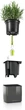 Набор умных вазонов Lechuza Green Wall Home Kit Glossy Антрацитовый блестящий (13524) - изображение 3