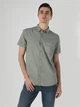 Рубашка хлопковая мужская Colin's CL1063181OLG S Olive Green (8683197579973) - изображение 1