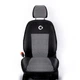 Комплект модельных чехлов AMI.AUTO из автоткани черно-серые на Смарт Фо Ту (Smart For Two) 1998-2007 мини машина - изображение 4
