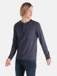 Лонгслив мужской Colin's CL1065875MNV S Navy Melange (8683197801838) - изображение 1