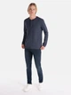 Лонгслив мужской Colin's CL1065875MNV S Navy Melange (8683197801838) - изображение 3