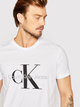 Футболка бавовняна чоловіча Calvin Klein Jeans J30J320935-YAF L Біла (8719855868865) - зображення 4