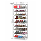 Складной тканевый шкаф стеллаж TOPA для обуви на 9 полок Compages shoes shelf T-1099 Фиолетовый - изображение 2