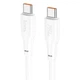 USB кабель на 240W Type-C на Type-C Hoco Force Fast Charging Data Cable (2m, 240W). White - зображення 8