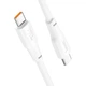 USB кабель на 240W Type-C на Type-C Hoco Force Fast Charging Data Cable (2m, 240W). White - зображення 3