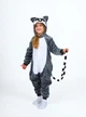 Пижама кигуруми Kigurumi Лемур для девочек Серый на рост 130-144 см (203741) - изображение 1
