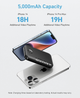 Магнитная батарея Anker 321 Magnetic Magsafe Powerbank 5000mAh iPhone 17/17 Pro/17 Pro Max, iPhone 16/15/14/13/12 Series - Black (A1310) - изображение 5