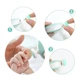 Электрическая пилочка для детского маникюра с тремя насадками голубая (OK0014_1) - изображение 4