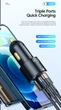 Автомобільний зарядний пристрій Essager 66W USB + Type-C Fast Charging швидка зарядка для планшета, смартфона (684748749659) - зображення 3