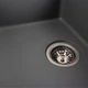 Гранитная мойка для кухни Platinum 6250 ZIRKONE матовый Серый металлик - изображение 5
