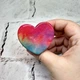 Попсокет Popsocket держатель для телефона Сердце мрамор Красный 354544-5 - изображение 2