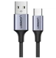 Кабель UGREEN US288 USB-A 2.0 to USB-C Cable Nickel Plating Aluminum Braid 1m (Black) (UGR-60126) - изображение 1