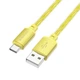 YUF Кабель Borofone BX95 USB to Type-C 1m gold - зображення 3