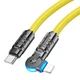 Кабель Hoco U118 Type-C to Lightning 1.2m желтый - изображение 1