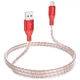 Кабель USB Borofone BX96, USB to MicroUSB, 1m, красный - изображение 3