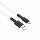 Кабель Charge\OTG Borofone BX31 Soft silicone USB To Type-C 2,4A 1М White BX31CW - изображение 3