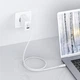 Мережевий зарядний пристрій ACEFAST A13 PD65W(USB-C+USB-C+USB-A) 3-port charger set White - изображение 3