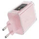 Зарядное устройство ACEFAST A45 Sparkling series PD65W GaN (2*USB-C+USB-A) charger Cherry blossom - изображение 2