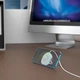 Бездротовий зарядний пристрій BOROFONE BQ12 Core magnetic holder wireless fast charger Silver - изображение 3