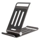 Держатель для мобильного hoco ph49 elegant metal folding desktop holder gray - изображение 1