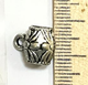 Бейл, Держатель для кулона, " Цветок ", Античное серебро, Пластик, 13 mm x 10 mm - изображение 2