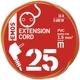 Сетевой удлинитель Emos P01225R 1 розетка 25 м Оранжевый - изображение 3
