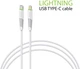 Кабель Intaleo CBFLEXTL1 Type-C to Lightning 1.2 м 20 Вт Белый (1283126504099) - изображение 1