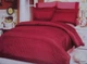 Комплект постельного белья Le Vele Jakaranda Burgyndy Silk Satin 220-200 см бордовый - изображение 1