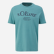 T-shirt męski s.Oliver 10.3.11.12.130.2152232-65D1 L Turkusowy (4099975524181) - obraz 5