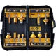 Набор универсальных фрез DeWALT в кейсе, 12 шт (DT90016) - изображение 1
