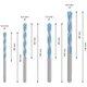 Набор сверл Bosch EXPERT MultiConstruction CYL-9 5.5, 6, 7, 8 4 шт (2608900646) - изображение 4