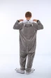 Пижама Кигуруми Для Мальчиков My Kigu Теплая Хаски Серая M 155-165 см (1090/1) - изображение 4