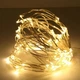 Світлодіодна гірлянда нитка 10м 100 LED від батарей + USB теплий білий - зображення 3