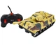 Игрушка MAYA TOYS Танк на радиоуправлении (AKX527-4-1), желтый - изображение 2