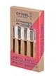 Набір кухонних ножів 4шт, бук Opinel Essentials Natural Box Set 001300 - зображення 3