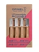 Набір кухонних ножів 4шт, бук Opinel Essentials Natural Box Set 001300 - зображення 4