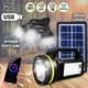 Портативная система освещения CCLAMP CL-18 Фонарь + 3 LED лампы + солнечная панель FM Bluetooth - изображение 2