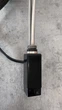 ТЭН для полотенцесушителя черный квадратный Terma ONE 30x30 600 W, Ral 9005 глянец - изображение 2